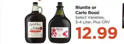 Food 4 Less Riunite or Carlo Rossi offer