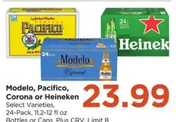 Food 4 Less Modelo, Pacifico, Corona or Heineken offer