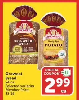 Albertsons Oroweat Bread offer