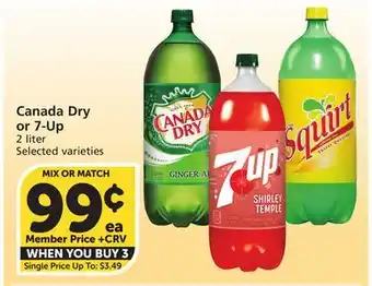 Albertsons Canada Dry or 7-Up offer