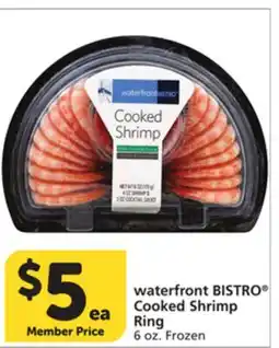 Albertsons waterfront BISTRO Cooked Shrimp Ring offer