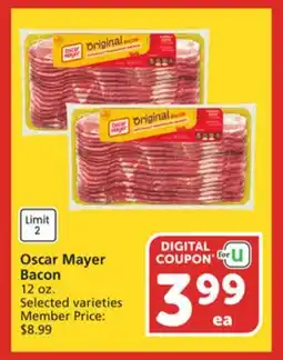 Albertsons Oscar Mayer Bacon offer