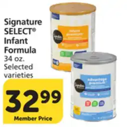 Albertsons Signature SELECT Infant Formula offer