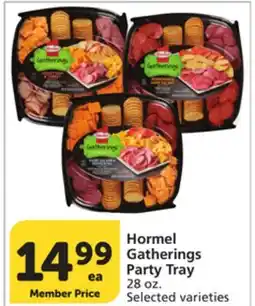 Albertsons Hormel Gatherings Party Tray offer