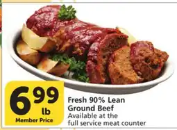 Albertsons Fresh 90% Lean Ground Beef offer