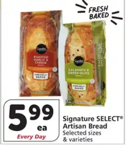 Albertsons Signature SELECT Artisan Bread offer