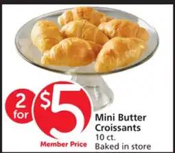 Albertsons Mini Butter Croissants offer