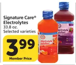 Albertsons Signature Care Electrolytes offer