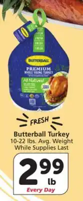 Albertsons Butterball Turkey offer