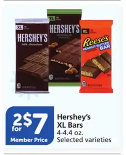 Albertsons Hershey's XL Bars offer
