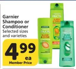 Albertsons Garnier Shampoo or Conditioner offer