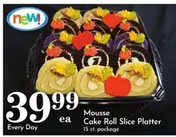 Pavilions Mousse Cake Roll Slice Platter offer