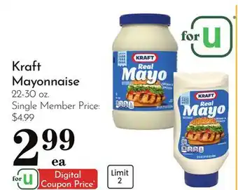 Pavilions Kraft Mayonnaise offer