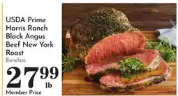 Pavilions USDA Prime Harris Ranch Black Angus Beef New York Roast offer