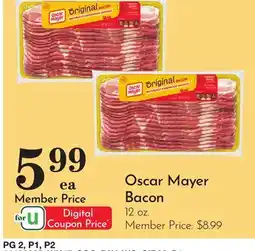 Pavilions Oscar Mayer Bacon offer