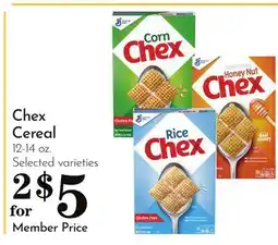 Pavilions Chex Cereal offer