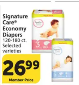 Pavilions Signature Care Economy Diapers offer