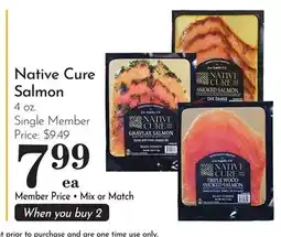 Pavilions Native Cure Salmon offer