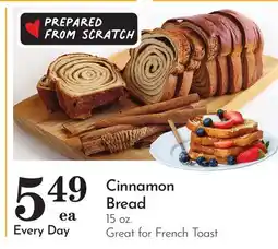 Pavilions Cinnamon Bread offer