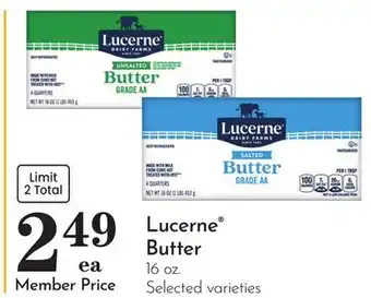 Pavilions Lucerne Butter offer