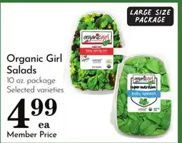 Pavilions Organic Girl Salads offer