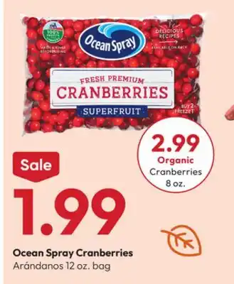 Stater Bros Ocean Spray Cranberries offer
