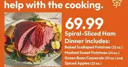 Stater Bros Spiral-Sliced Ham Dinner offer