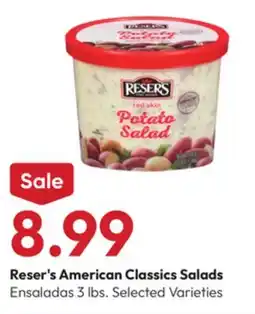 Stater Bros Reser's American Classics Salads offer
