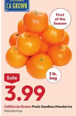 Stater Bros Peelz Seedless Mandarins offer