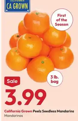 Stater Bros Peelz Seedless Mandarins offer