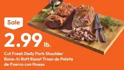 Stater Bros Pork Shoulder Bone-In Butt Roast offer
