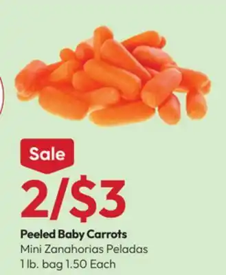 Stater Bros Peeled Baby Carrots offer