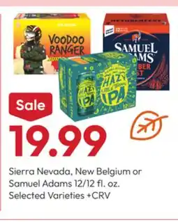 Stater Bros Sierra Nevada, New Belgium or Samuel Adams offer