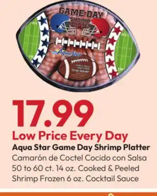 Stater Bros Aqua Star Game Day Shrimp Platter offer