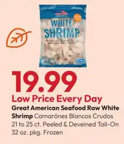 Stater Bros Great American Seafood Raw White Shrimp offer