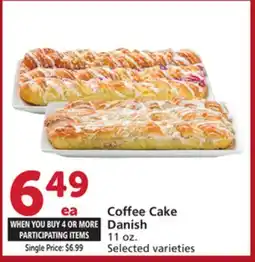 Vons Coffee Cake Danish offer