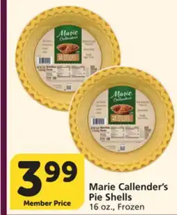 Vons Marie Callender's Pie Shells offer