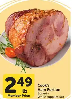 Vons Cook's Ham Portion offer
