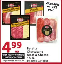 Vons Beretta Charcuterie Meat & Cheese offer