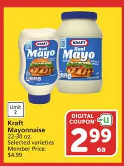 Vons Kraft Mayonnaise offer