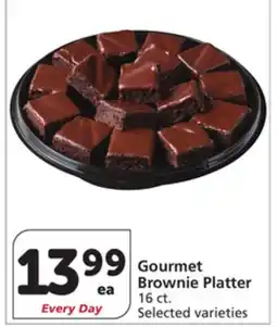 Vons Gourmet Brownie Platter offer