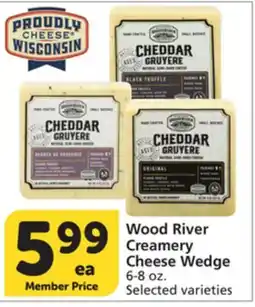 Vons Wood River Creamery Cheese Wedge offer