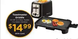 Ralphs Toastmaster Griddle offer