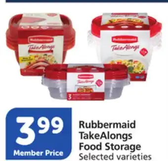 Vons Rubbermaid TakeAlongs Food Storage offer