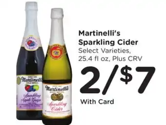 Ralphs Martinelli's Sparkling Cider offer