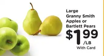 Ralphs Large Granny Smith Apples or Bartlett Pears offer