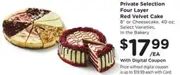 Ralphs Private Selection Four Layer Red Velvet Cake offer
