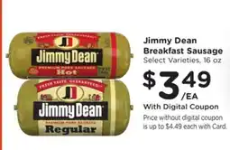 Ralphs Jimmy Dean Breakfast Sausage offer