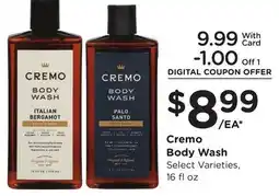 Ralphs Cremo Body Wash offer