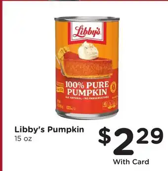 Ralphs Libby's Pumpkin offer